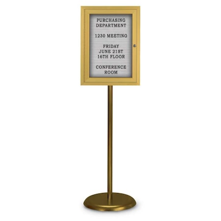 United Visual Products Corkboard, Triple Door, Radius Frame, 72x48", Black/Cobalt UV70055-BLACK-COBACC